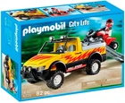 2010 Playmobil City Life Pickup And Racing Quad Red 4228 Collector Neuf. Price: $51.29.