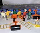 Vintage 1970S Playmobil Road Construction Figures Rakes Ladders Rollers Box Used. Price: $28.89.