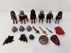 Playmobil Dragon Knights 6 Figures Medieval Weapons Shields Used. Price: $19.95.