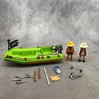 Playmobil Jungle River Raft- Incomplete Used. Price: $16.99.