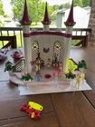 Playmobil 5873 Fairy Tale Unicorn Palace Princess Castle 99% Complete Missing Used. Price: $42.00.
