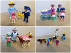 Vintage Playmobil Lot Sets Victorian Figures Carriages 5502, 5550, 5510, 5406 Used. Price: $68.00.