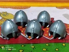 Playmobil X5 Helmets Medieval Knights Fortress Castle Used. Price: $8.72.