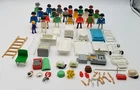 Playmobil Figures Lot Of 21 People W/ Accessories, Kitchen, Medical, Vintage Used. Price: $26.46.
