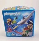 Playmobil Leisure 5770 Diver W/ Shark Fish Coral Gear New Box 2003 Vintage. Price: $25.99.