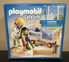 New Playmobil City Life 6661 Hospital Bed Doctor Child - Rare Vintage. Price: $30.00.