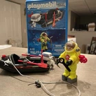 New Playmobil 4910 Small Boat With Deep Sea Diver Scuba Ocean Figure. Price: $35.00.