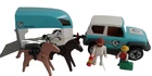 Playmobil Country 70511 Jeep, Pony Trailer, 2 Figures Lot Used. Price: $42.00.