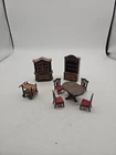 Playmobil 5320 Victorian Furniture 4 Dining Chairs Hutch Table Tea Cart Buffet Used. Price: $31.60.