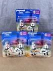 New Playmobil Set 5825 Medieval Knights Crusaders Lot Of 3 Sealed Figures Each. Price: $59.00.