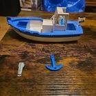Playmobil Set 5131: Fishing Boat Ariane Used. Price: $13.99.