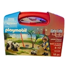 Playmobil City Life Panda Caretaker Carry Case #70105 18 Pc Set New Gift. Price: $17.00.
