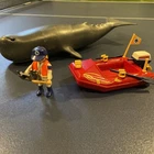 Playmobil 4489 Researcher On Boat And Whale. Complete Very Rare-new W/o Box. Price: $114.99.