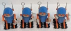 Lot Of 4 1983 Playmobil 3318 Space Robot Figure W/accessories Used. Price: $39.50.