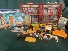 Playmobil Take Along Farm House 2005 W/set 5641 Surf Shop W/mixed Lot Of Extras Used. Price: $55.00.