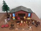 Playmobil 1994 Snake River Ranch Set 3805 95% Complete Used. Price: $79.99.