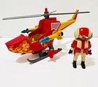 Playmobil Helicopter With Pilot Figure Used. Price: $17.99.