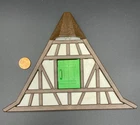 Playmobil Part - Medieval Farm Castle House Roof Wall Green Window Vtg 3716 Used. Price: $11.99.