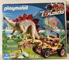 Playmobil The Explorers Building Set #9432-- Stegosaurus And Vehicle--new. Price: $35.00.