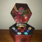 Bakugan Tcg Collectible Card Lot With Figures And Themed Storage Box Used. Price: $75.00.
