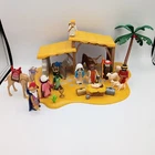 Playmobil 3365 3367 4884 Nativity Stable W/three Wise Kings Used. Price: $40.00.