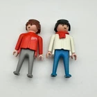 Lot Of 2 Playmobil Figures Geobra 1974 Esso Shirt & White Vintage Toys Used. Price: $10.99.