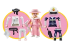 Playmobil 9855 Interchangeable Girl Dress Fire Fighter Or Karate New. Price: $5.00.