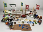 Playmobil 4185 Horse Training Equestrian Tournament Show Figure Jumping Lot Used. Price: $48.00.
