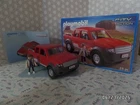Playmobil 5615 Red Pick-up Truck Big Wheels Off Road Flat Bed Hauler Pre-owned Used. Price: $65.00.