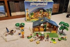 Vintage Playmobil 3120 Barn W/horses, People, Accessories With Box Used. Price: $63.99.