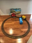 Playmobil Geobra 4027 Diesel Freight Train Engine Two Car Track Figures With Box Used. Price: $349.99.