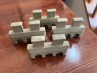 Playmobil Castle, Four Double Scalloped Battlement #30 07 6810, Sets 3666 3888 Used. Price: $7.00.