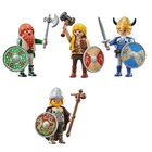Playmobil 4X Vikings 9893 9892 Figures Thor Hammer Horns Helmet New Addon. Price: $42.61.