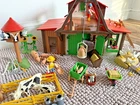 Playmobil 3716 Farm With Accessories, Cows, Pigs, Chickens - Vintage Used. Price: $65.00.