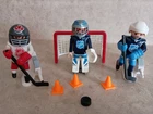 Lot Of 3 Nhl Playmobil Hockey Men Sports Series Ice Used. Price: $27.49.