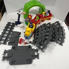 Playmobil Train Set # 70179 Incomplete Tracks Tunnel Figures Sheep Flowers Used. Price: $24.99.