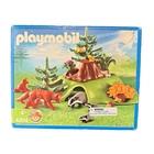 New - Sealed 2005 Retired Playmobil 4204 Forest Animals W/cave Set Fox/badger. Price: $119.95.