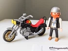 1990S Playmobil Harley Davidson Chopper And Heavy Metal Rider 3831 Used. Price: $23.00.