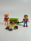 Playmobil 4349: Pet Transport Set - Complete Figures, Animals, Wagon Used. Price: $6.00.