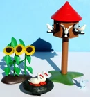 Playmobil 7027 Pigeon Loft Dovecote Bird House Storks Nest Sunflowers Complete Used. Price: $35.00.