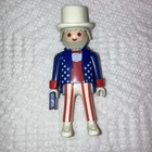 Playmobil 5203 Series 1 Figures Mystery Bag America Uncle Sam Party Halloween Used. Price: $10.00.