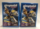 2001 *playmobil* 3372 Knights Brave Armored Horse Lot Of Two Sealed Brand. Price: $55.00.
