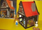 Playmobil Medieval Bakery 3441 Tudor Style House Building Vintage Used. Price: $85.00.