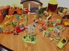 Vintage Playmobil Large Wildlife Zoo #4850 Elephants Zebras Lions Giraffes Used. Price: $145.00.