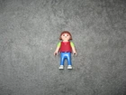 Playmobil #4740 Girl With Foal Set - Figure 210505 Brunette Caucasian Red Used. Price: $8.04.
