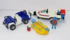 Playmobil Blue Jeep & Speed Racing Boat Trailer 3198 Raft 3479 Used. Price: $39.95.