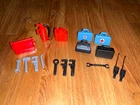 Playmobil Mechanic Tool Box Gas Can Fire Medic Bag Manacle Police Radio Lot Used. Price: $6.95.