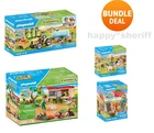 Playmobil Country Life Sets 71442 71444 71445 And 71252 All New Boxed. Price: $190.00.