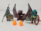 Playmobil 4840 Green Dragon Knights Catapult With Led Crossbow Vintage Retired Used. Price: $35.00.
