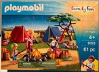 Retired Playmobil 9153 Camping Site With Fire / Family Fun New Original Box. Price: $55.99.